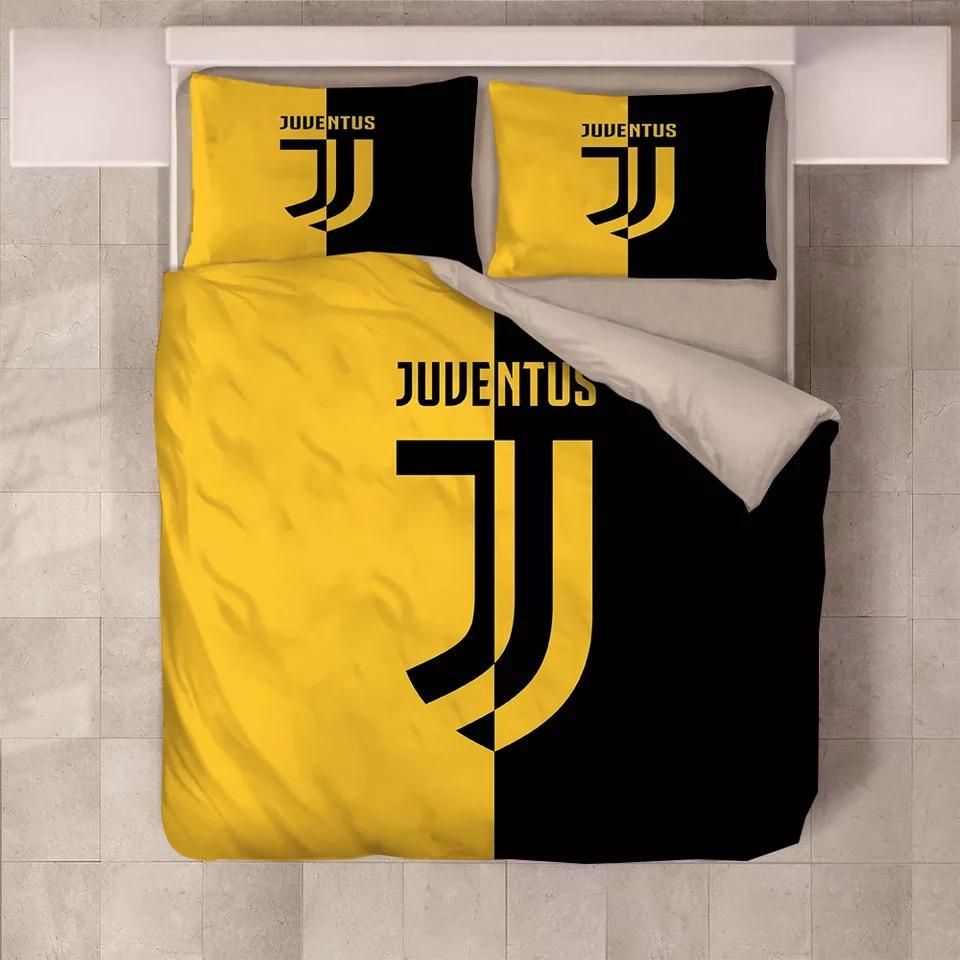 Juventus Football Club 10 Duvet Cover Pillowcase Bedding Set Quilt