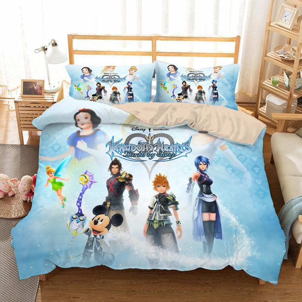 Kingdom Hearts 2 Duvet Cover Quilt Cover Pillowcase Bedding Sets