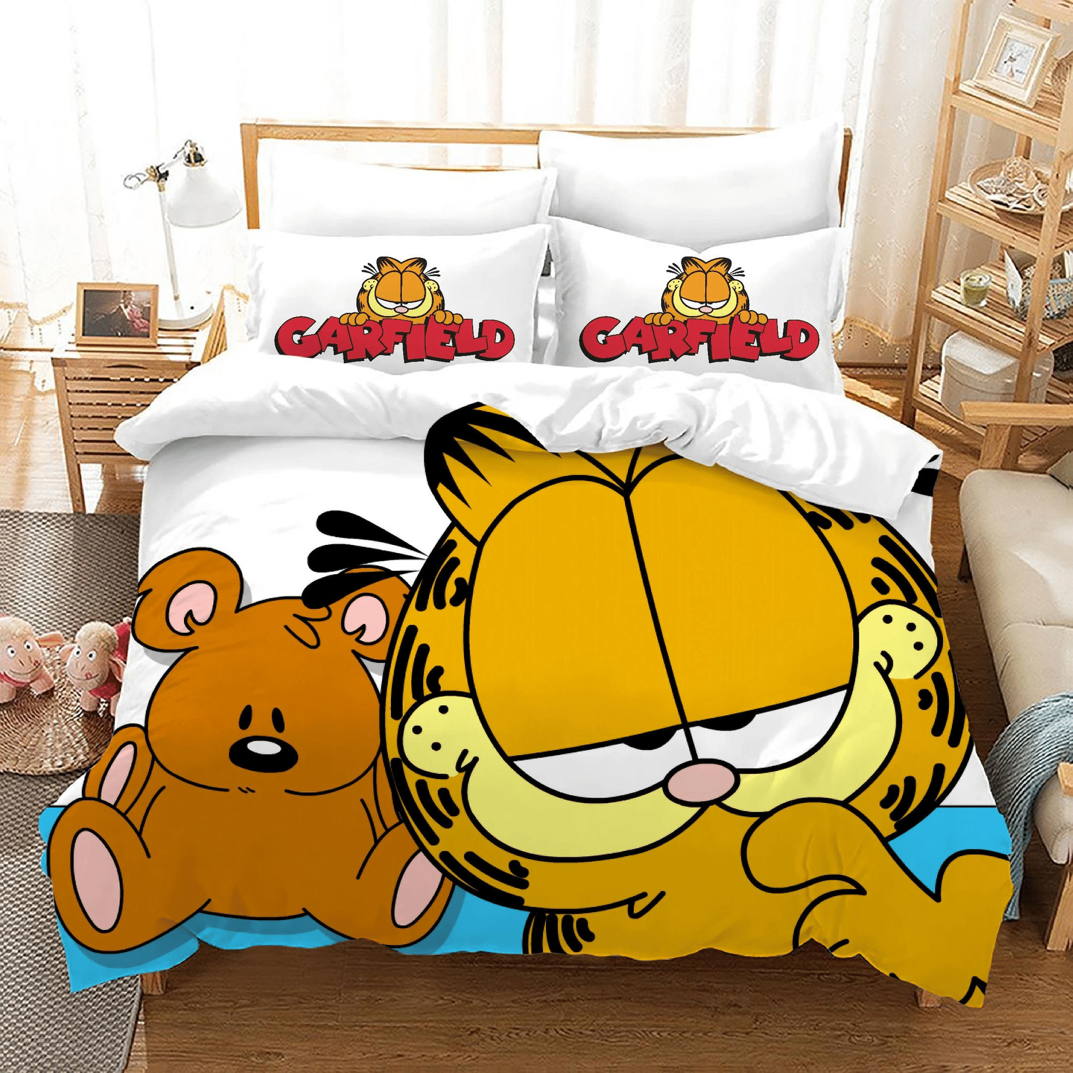 Garfield Exotic Cat 6 Duvet Cover Quilt Cover Pillowcase Bedding