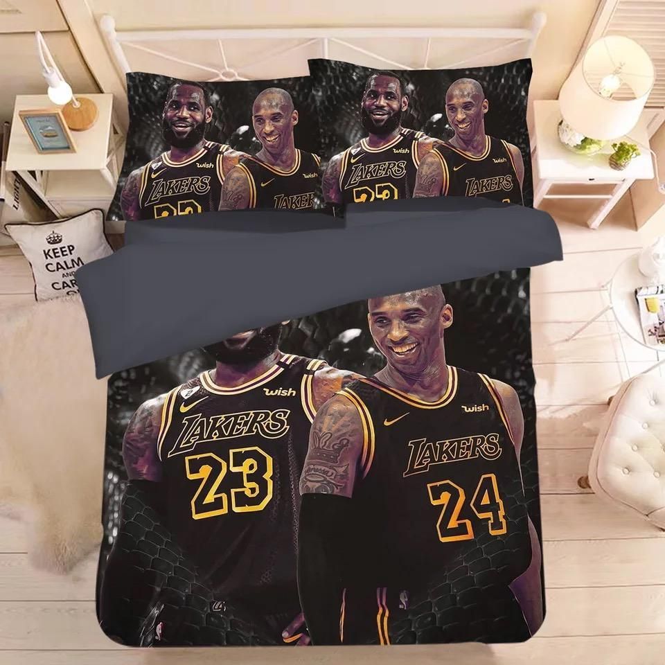 Lebron James Basketball 4 Duvet Cover Pillowcase Bedding Sets Home
