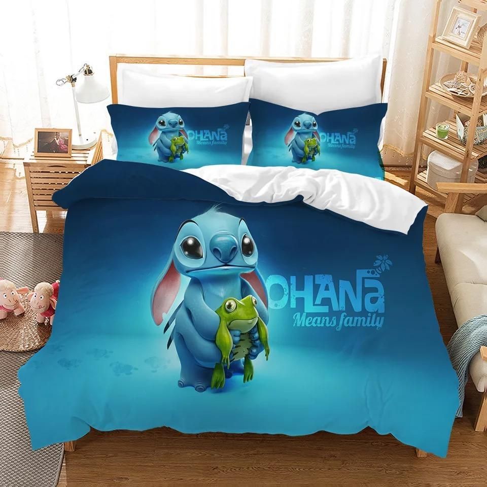 Lilo 038 Stitch 12 Duvet Cover Pillowcase Bedding Sets Home