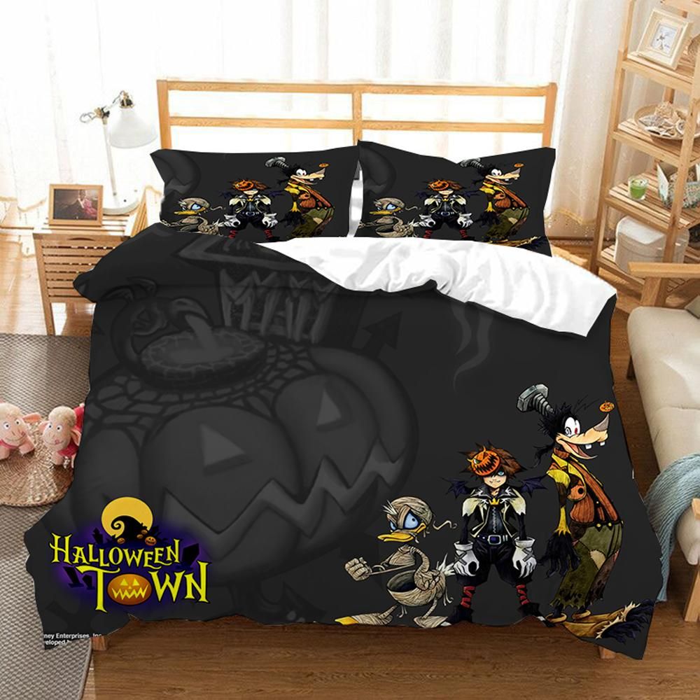 Kingdom Hearts 9 Duvet Cover Quilt Cover Pillowcase Bedding Sets