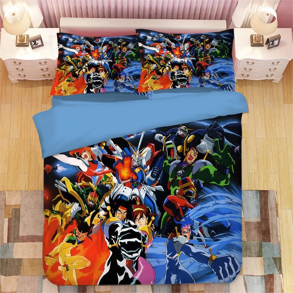 Gundam 1 Duvet Cover Pillowcase Bedding Sets Home Bedroom Decor