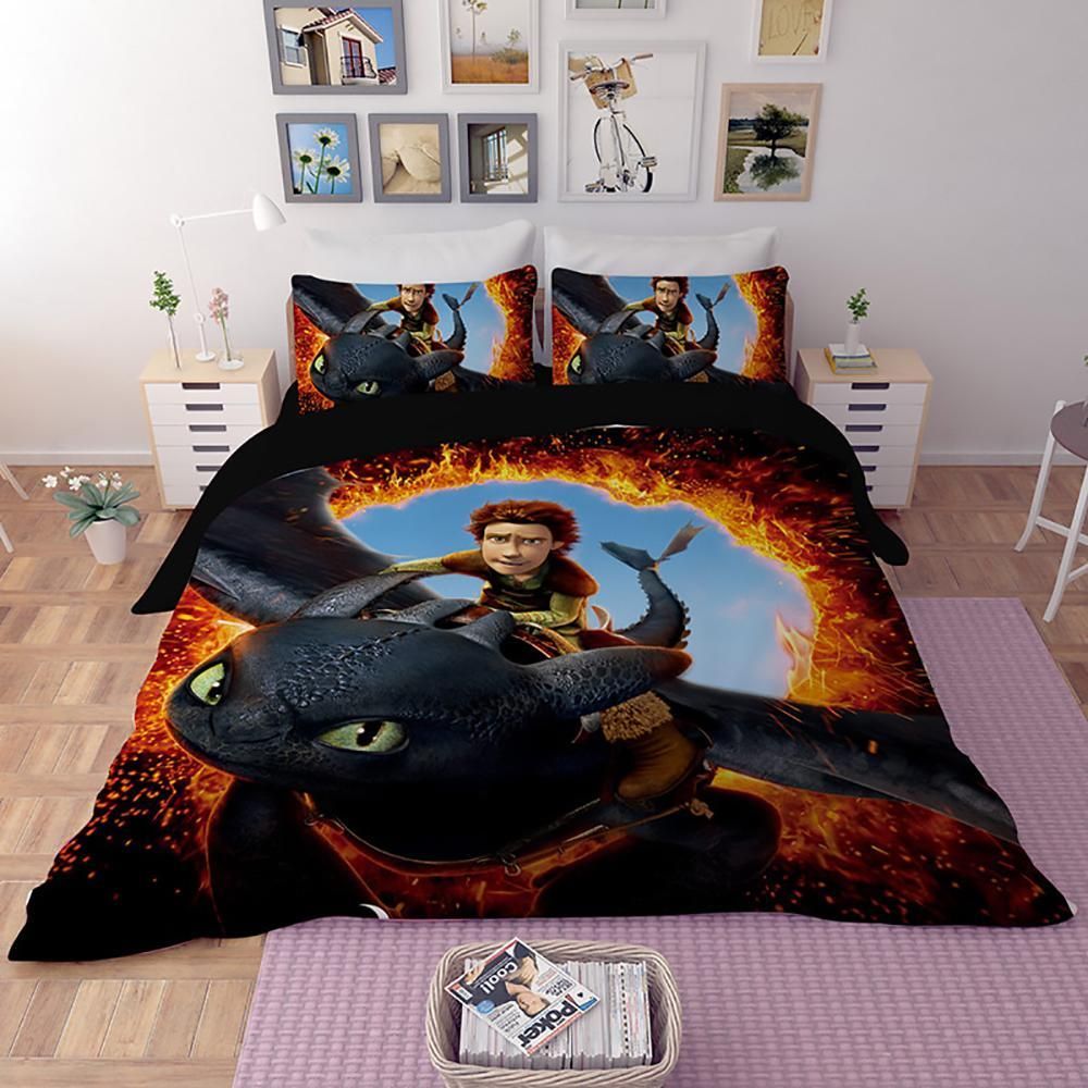 How To Train Your Dragon Hiccup 26 Duvet Cover Pillowcase