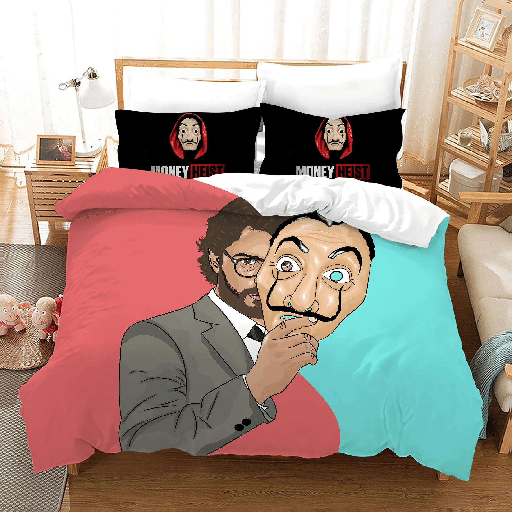 La Casa De Papel 5 Duvet Cover Pillowcase Bedding Sets