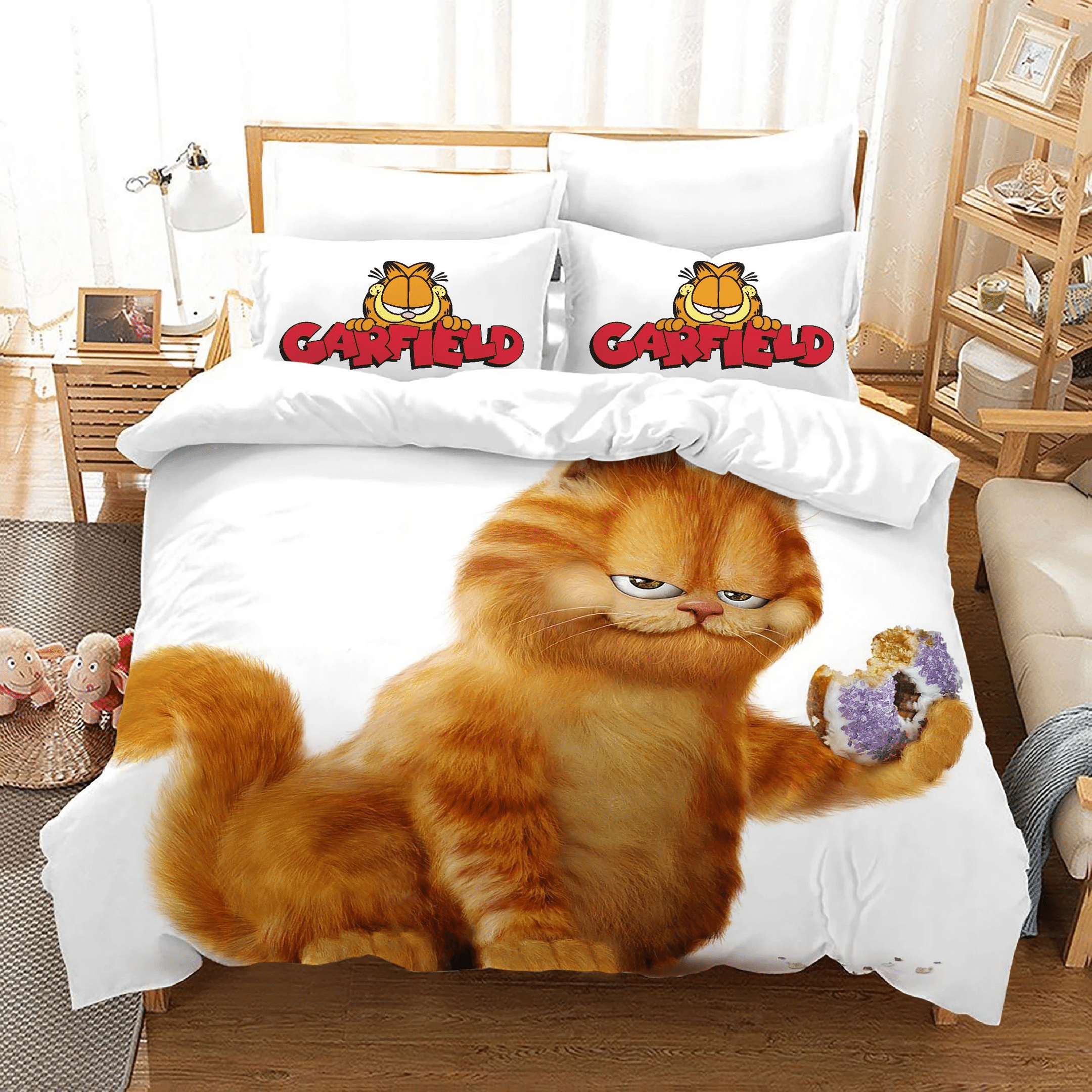 Garfield Exotic Cat 14 Duvet Cover Quilt Cover Pillowcase Bedding