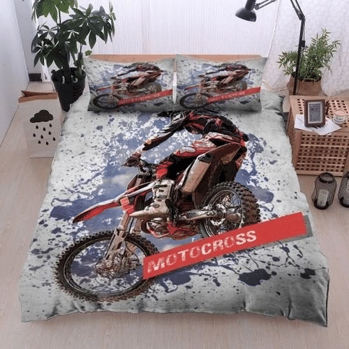 Motocross 07 Bedding Sets Duvet Cover Bedroom Quilt Bed Sets