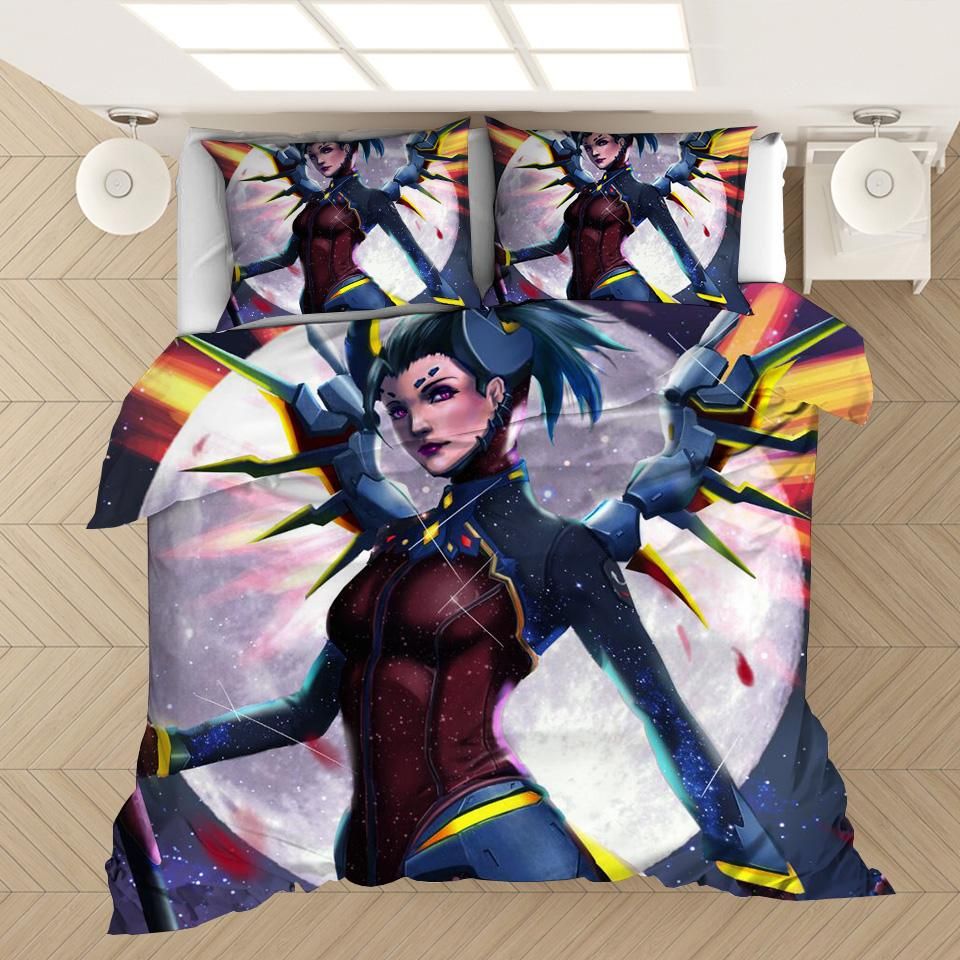 Game Overwatch Mercy Angela Ziegler 39 Duvet Cover Quilt Cover