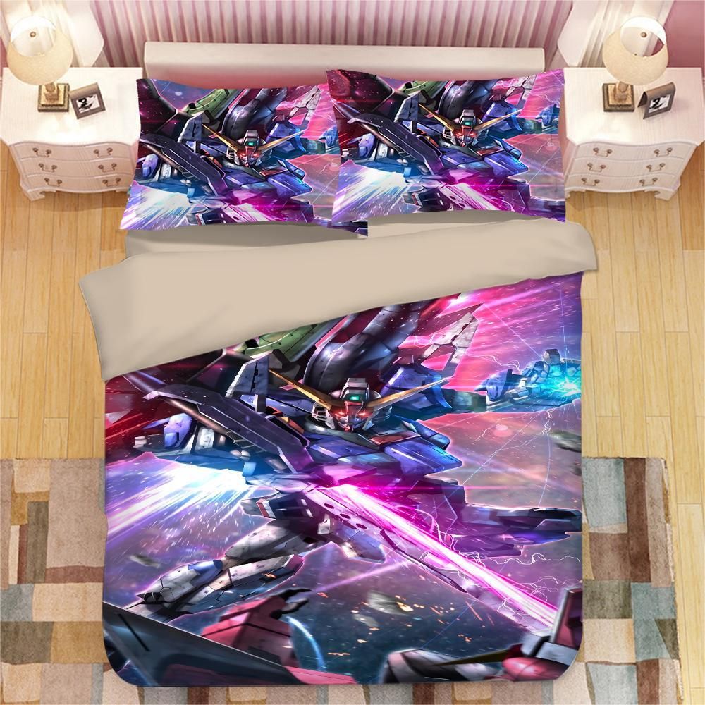 Gundam 11 Duvet Cover Pillowcase Bedding Sets Home Bedroom Decor