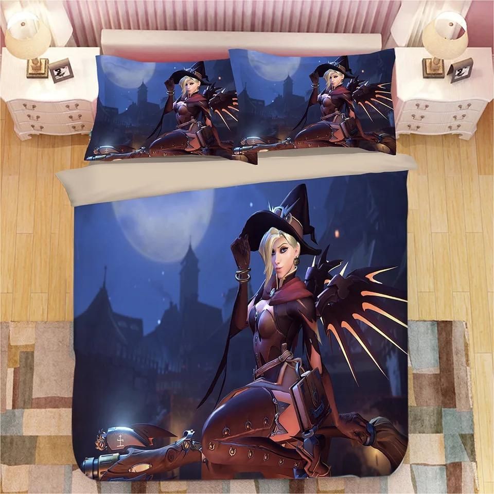 Game Overwatch Dva Tracer Mercy Widowmaker Symmetra 9 Duvet Cover