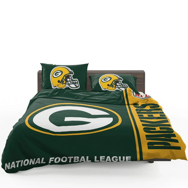 Green Bay Packers Custom Bedding Sets Rugby Team Cover Set