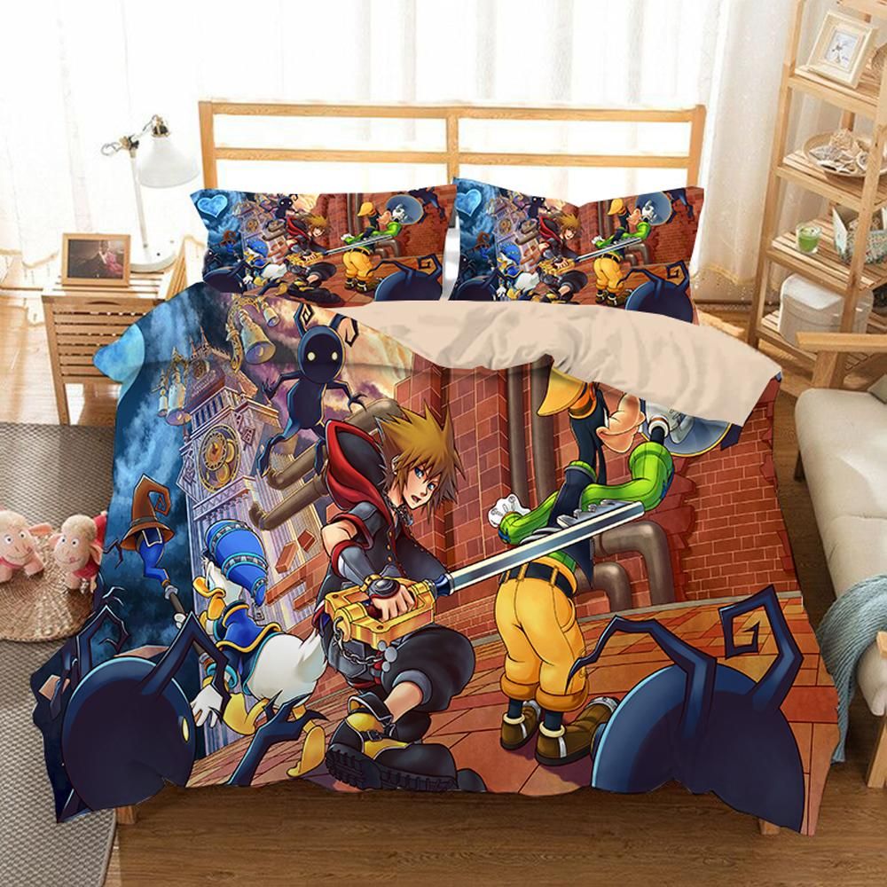 Kingdom Hearts 25 Duvet Cover Quilt Cover Pillowcase Bedding Sets