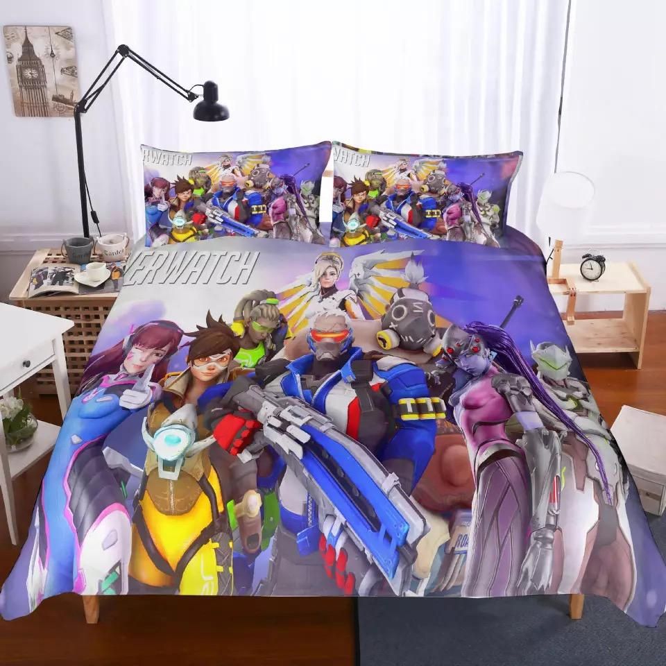 Game Overwatch 22 Duvet Cover Quilt Cover Pillowcase Bedding Sets