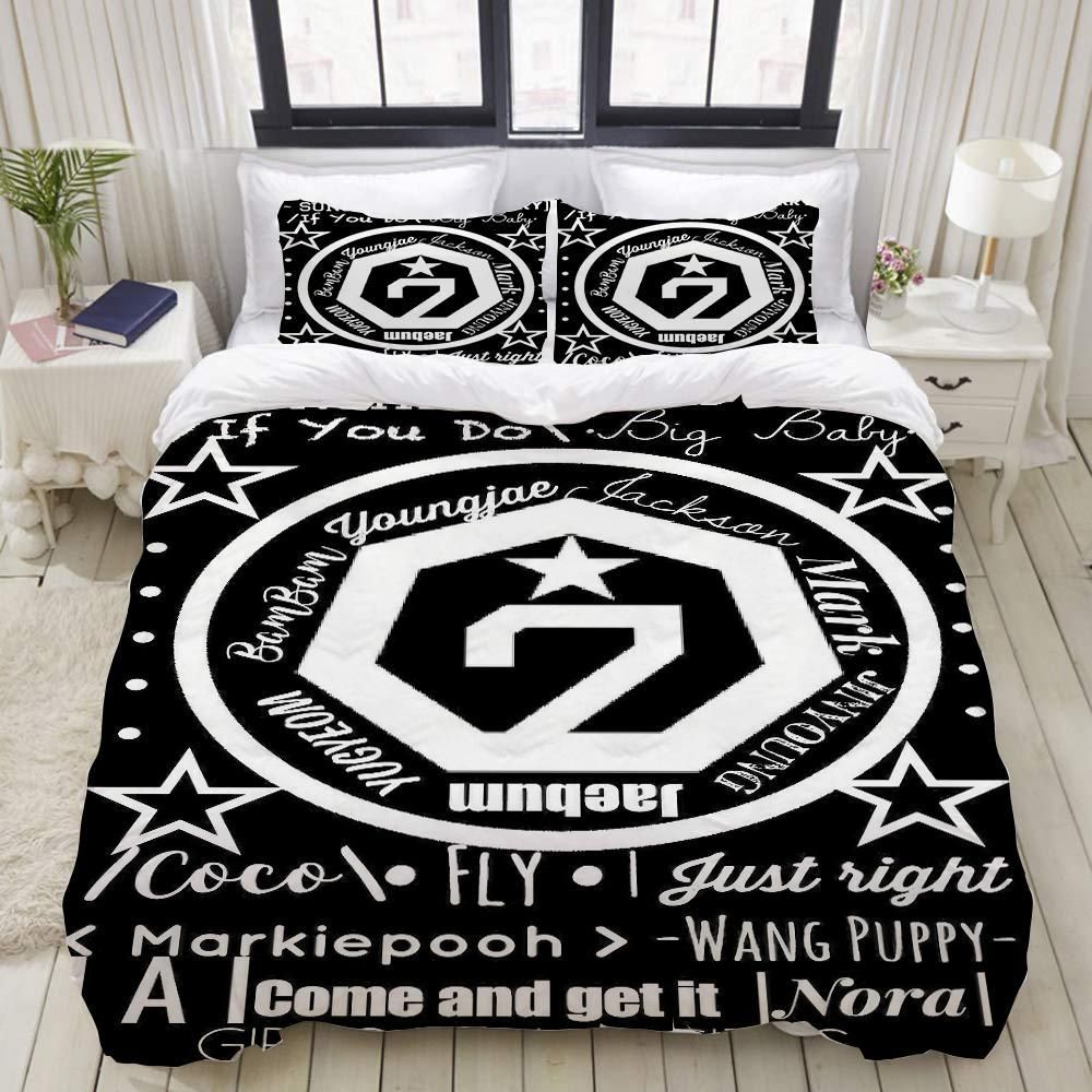 Kpop Got7 7 Duvet Cover Pillowcase Bedding Sets Home Bedroom