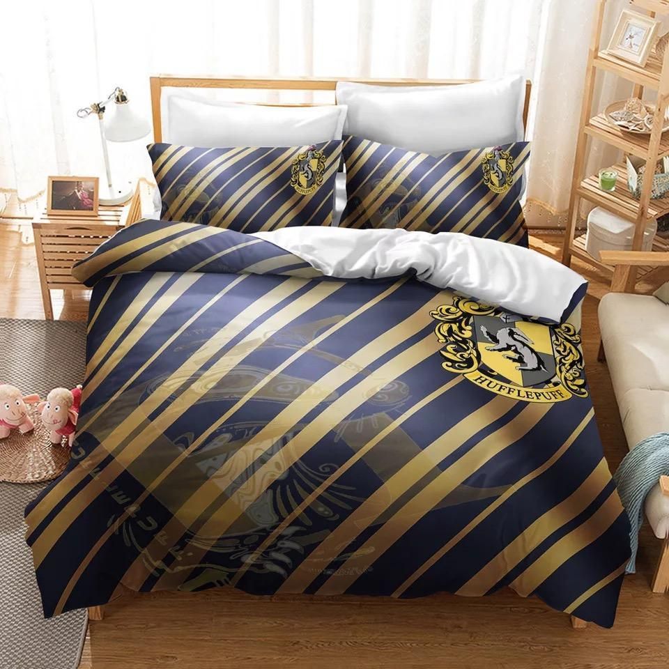 Harry Potter Hufflepuff 25 Duvet Cover Pillowcase Bedding Sets Home