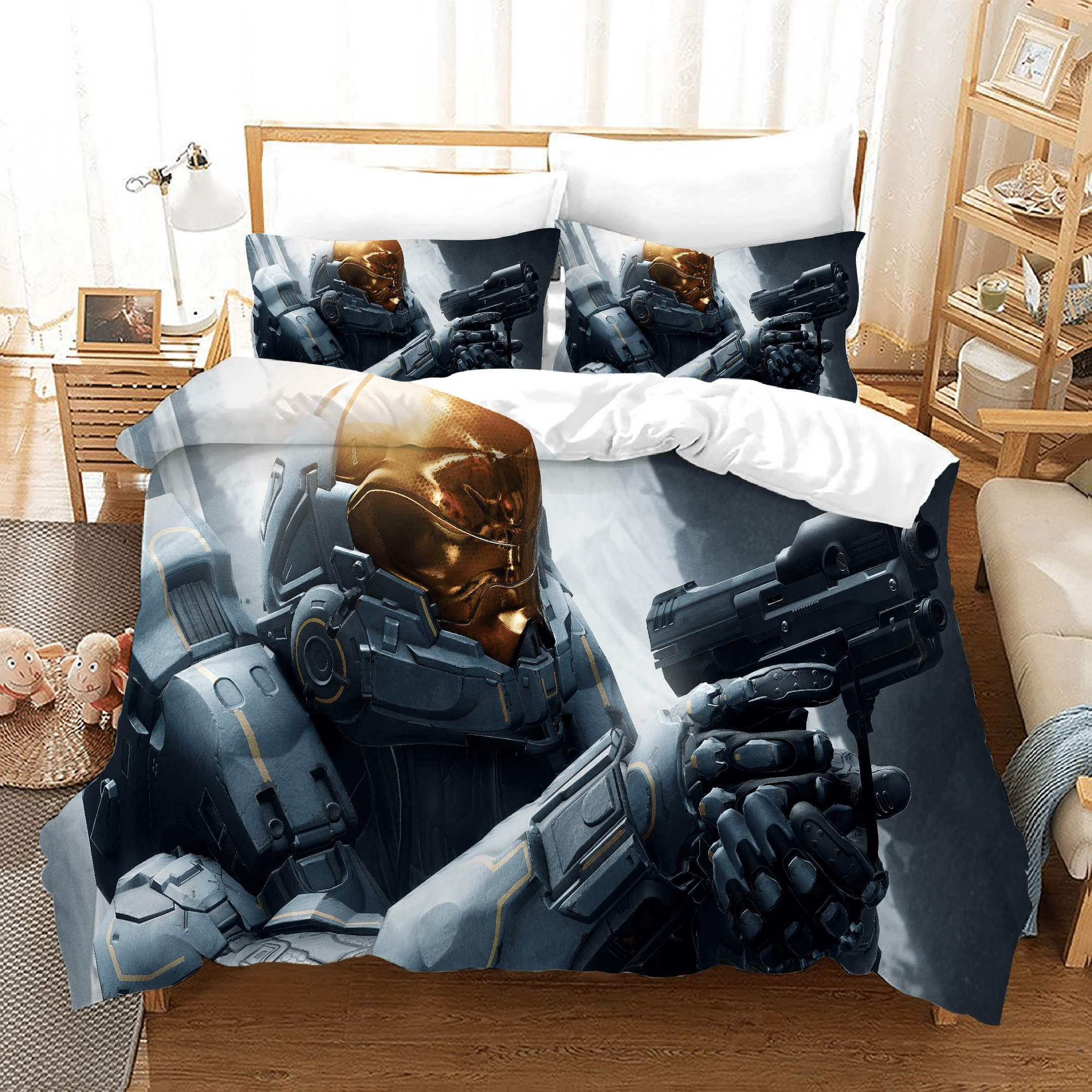 Halo 5 Guardians 10 Duvet Cover Quilt Cover Pillowcase Bedding