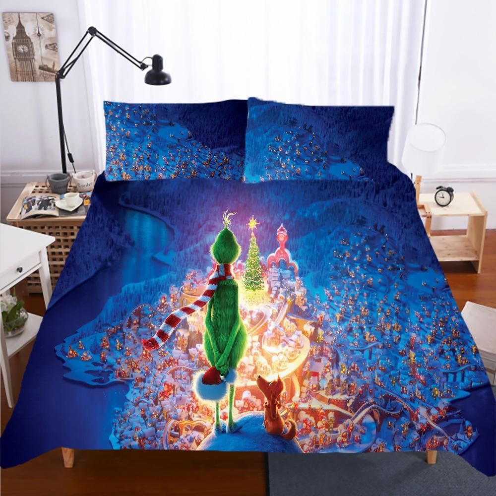 How The Grinch Stole Christmas 6 Duvet Cover Pillowcase Bedding