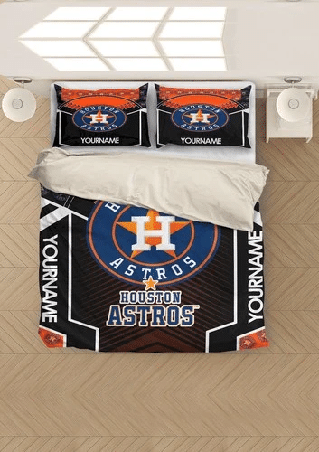 Mlb Baseball Houston Astros Bedding Sets Duvet Cover Bedroom Quilt