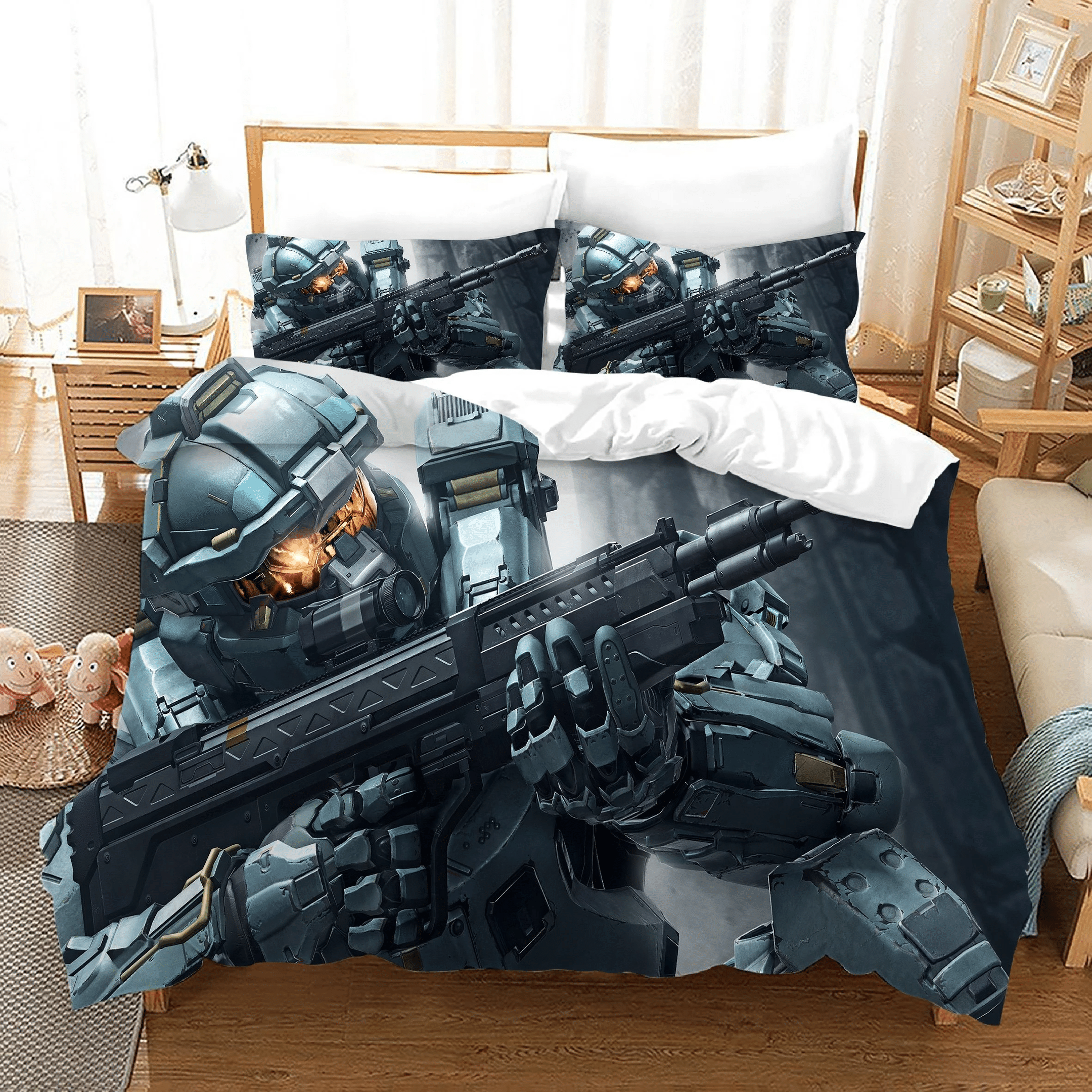 Halo 5 Guardians 1 Duvet Cover Quilt Cover Pillowcase Bedding