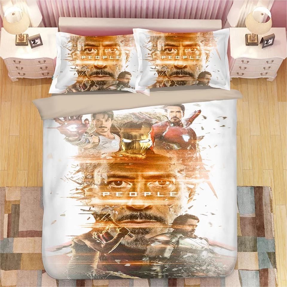 Iron Man Tony Stark 6 Duvet Cover Bedding Sets Pillowcase