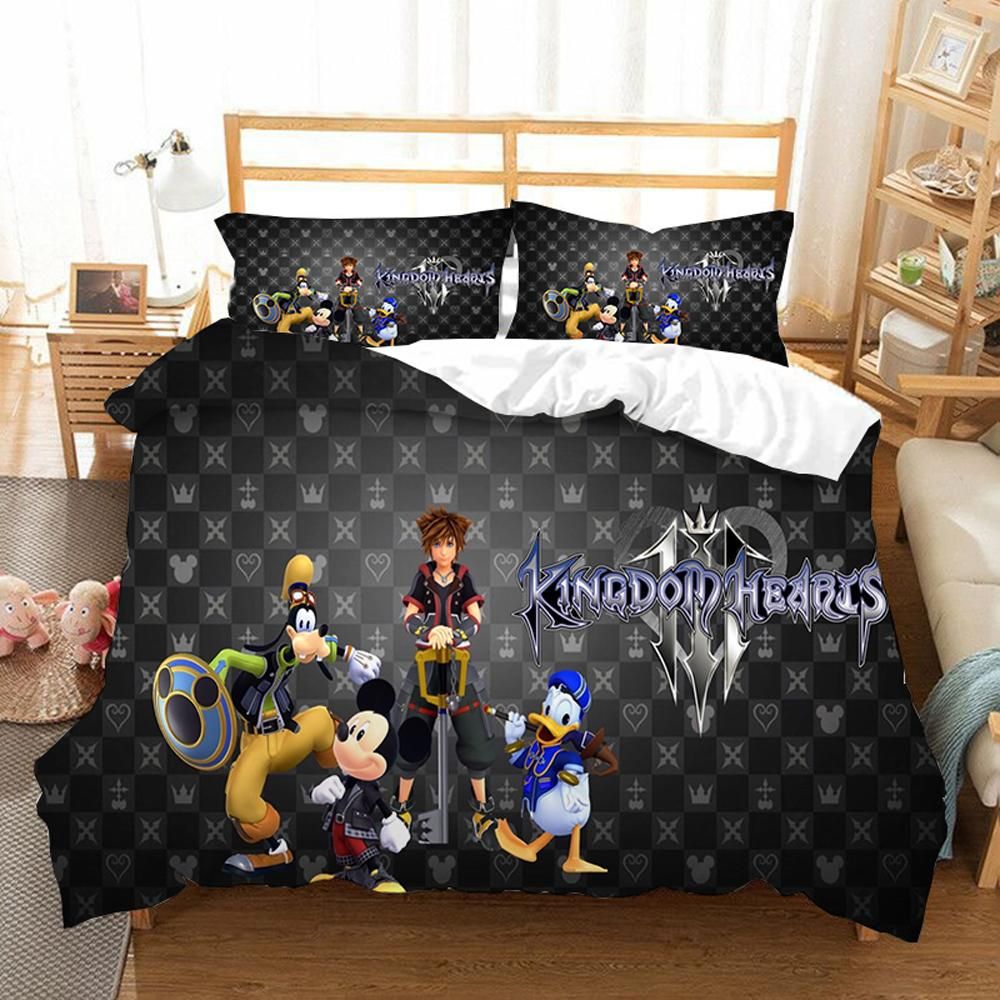 Kingdom Hearts 29 Duvet Cover Quilt Cover Pillowcase Bedding Sets