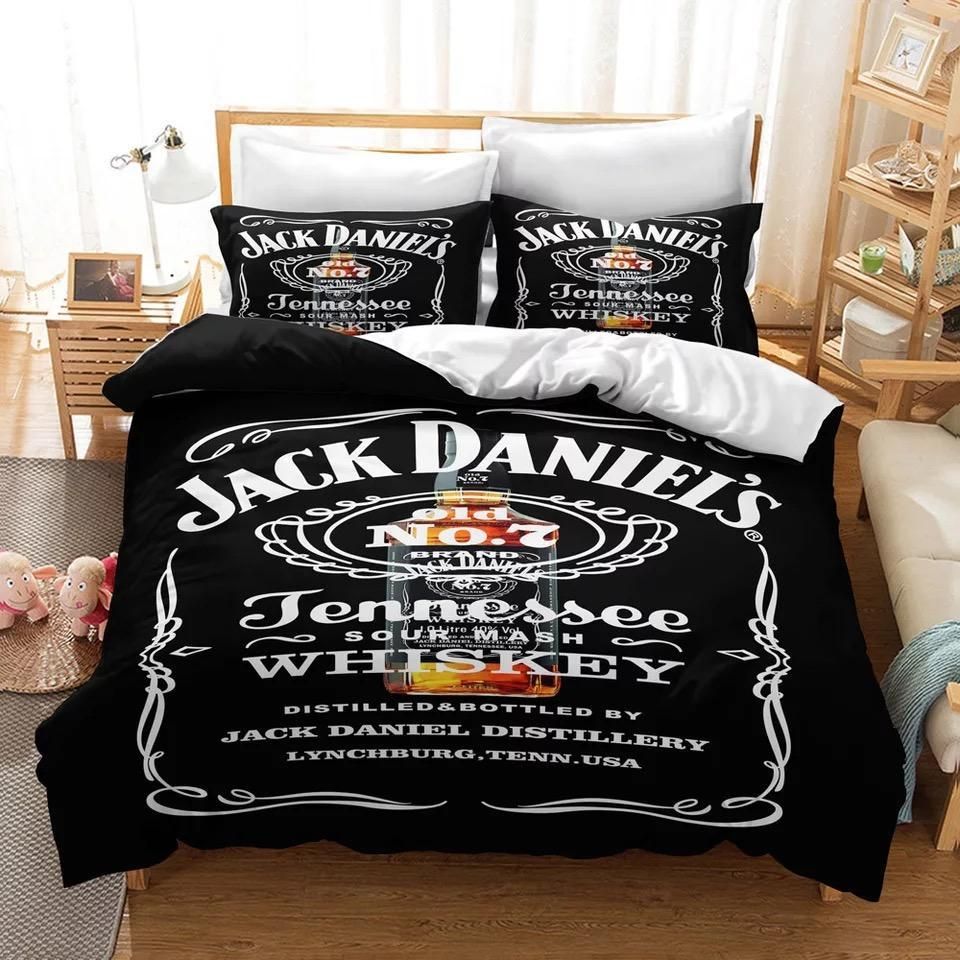 Jack Daniels 10 Duvet Cover Pillowcase Bedding Sets Home Decor