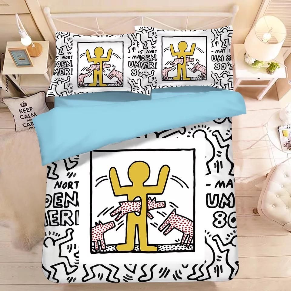 Graffiti Illustration 12 Duvet Cover Quilt Cover Pillowcase Bedding Sets