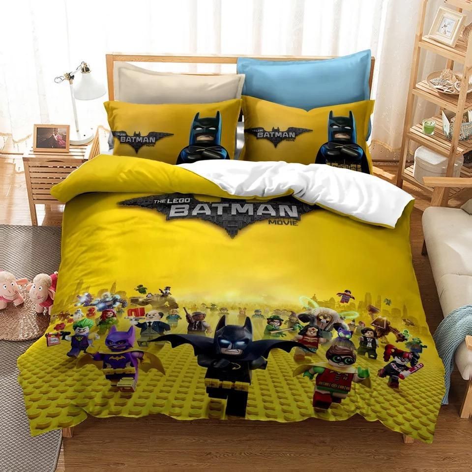 Lego Batman 7 Duvet Cover Pillowcase Bedding Sets Home Decor