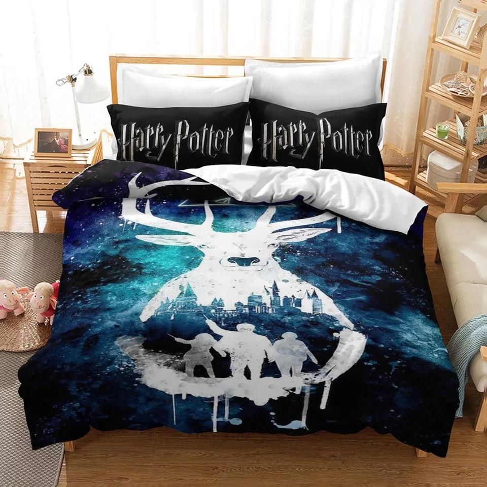 Harry Potter Galaxy Logo 34 Duvet Cover Pillowcase Bedding Sets