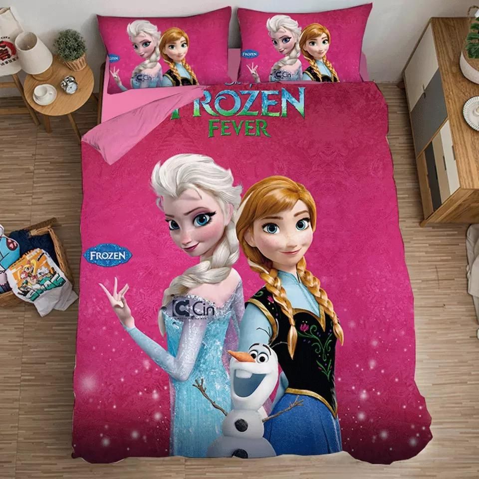 Frozen Anna Elsa Princess 13 Duvet Cover Quilt Cover Pillowcase