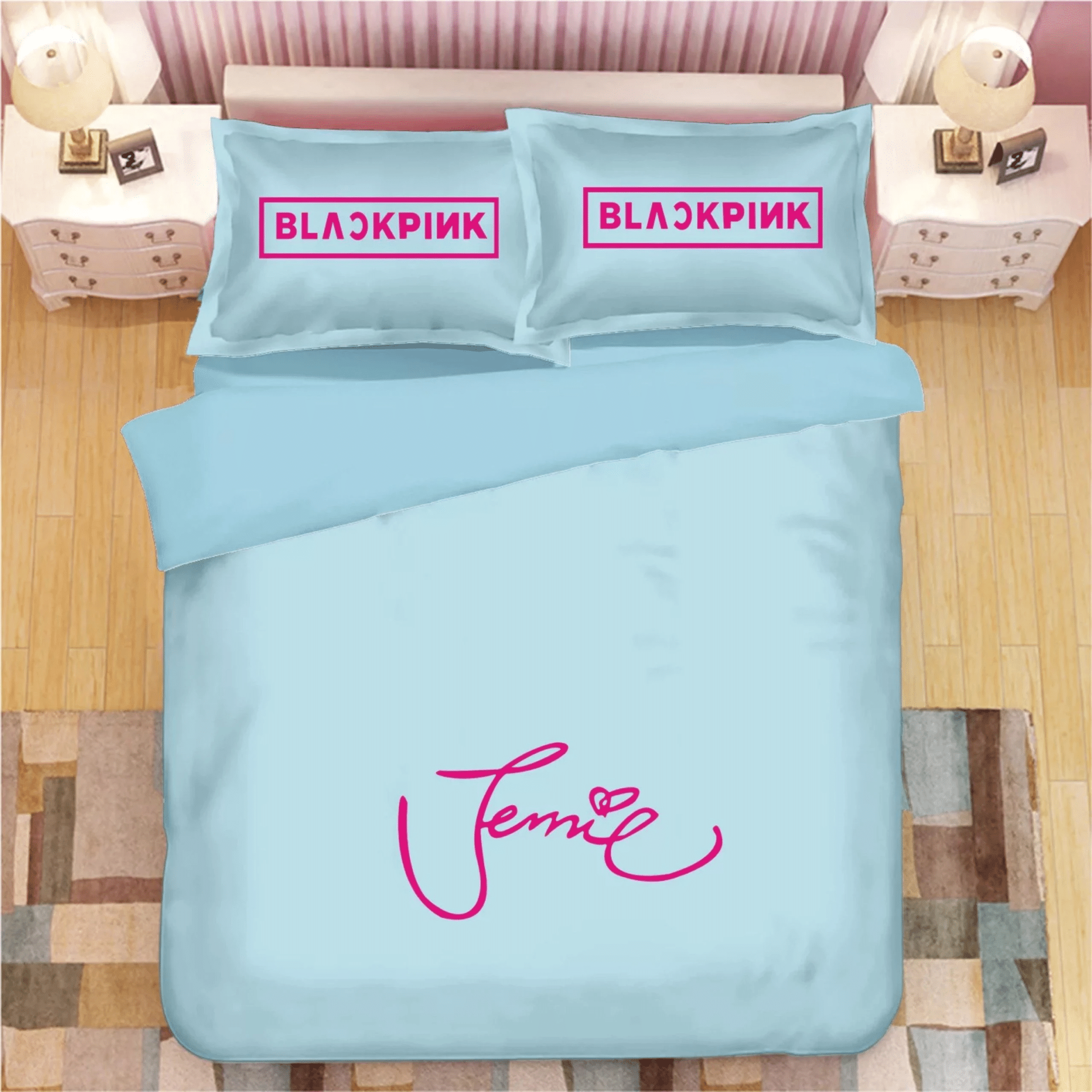 Kpop Blackpink 1 Duvet Cover Pillowcase Bedding Sets Home Decor