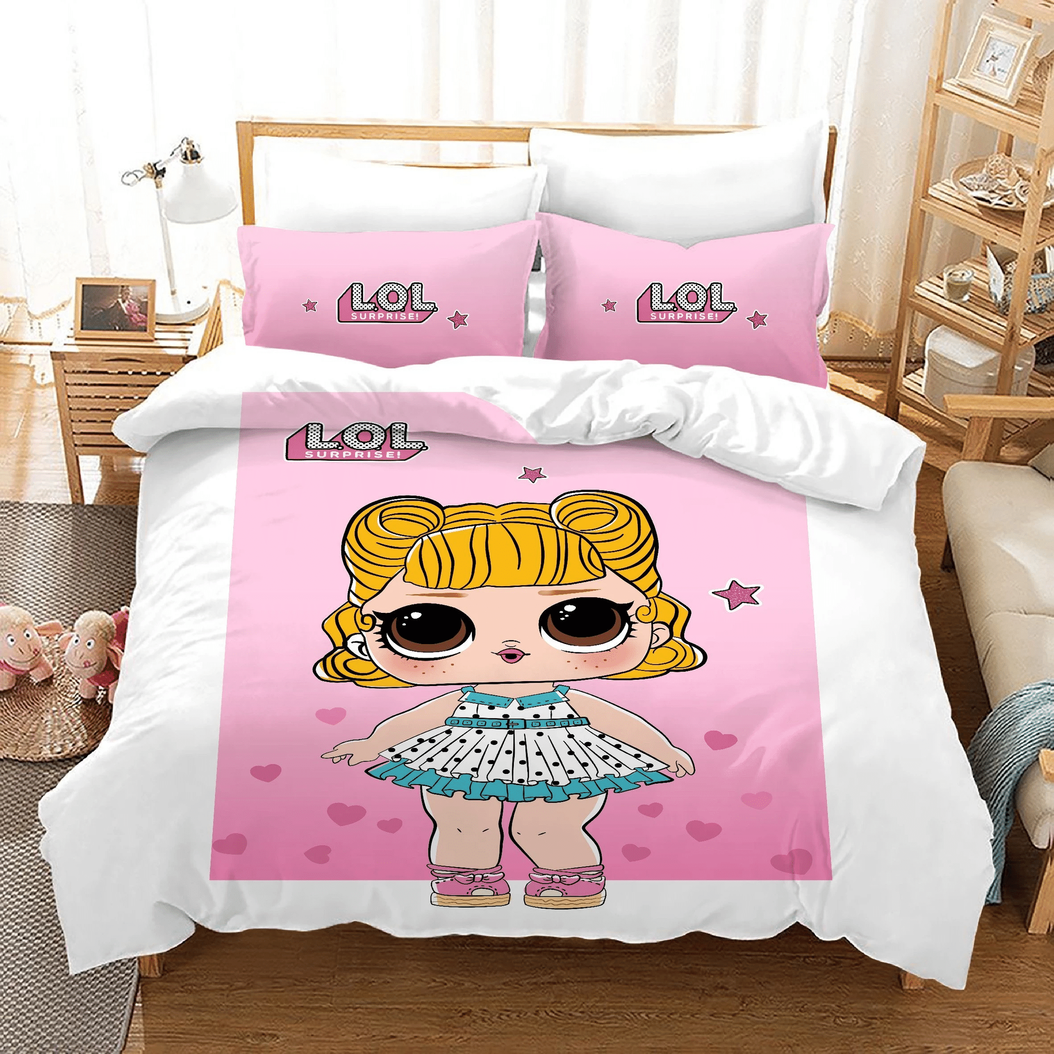 L O L Surprise 37 Duvet Cover Pillowcase Bedding Sets Home Bedroom