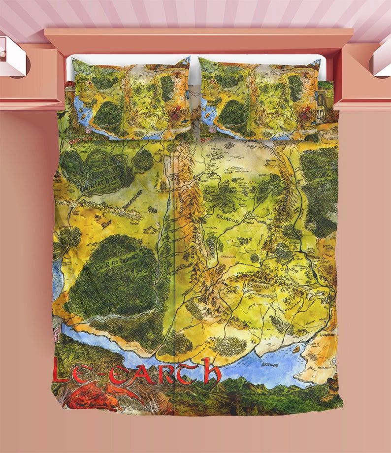 Lord Of The Rings Duvet Middle Earth Bedding Sets Comfortable