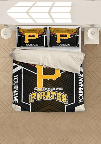 Mlb Baseball Pittsburgh Pirates Bedding Sets Duvet Cover Bedroom Quilt