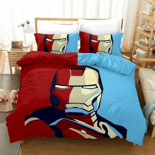 Iron Man 06 Bedding Sets Duvet Cover Bedroom Quilt Bed