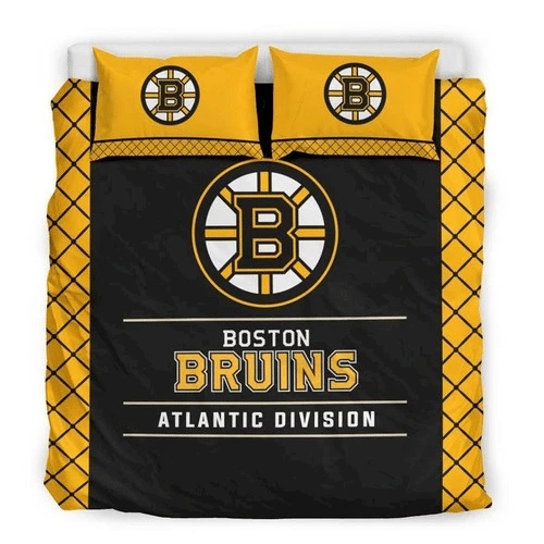 Mlb Boston Bruins Bedding Sets Duvet Cover Bedroom Quilt Bed