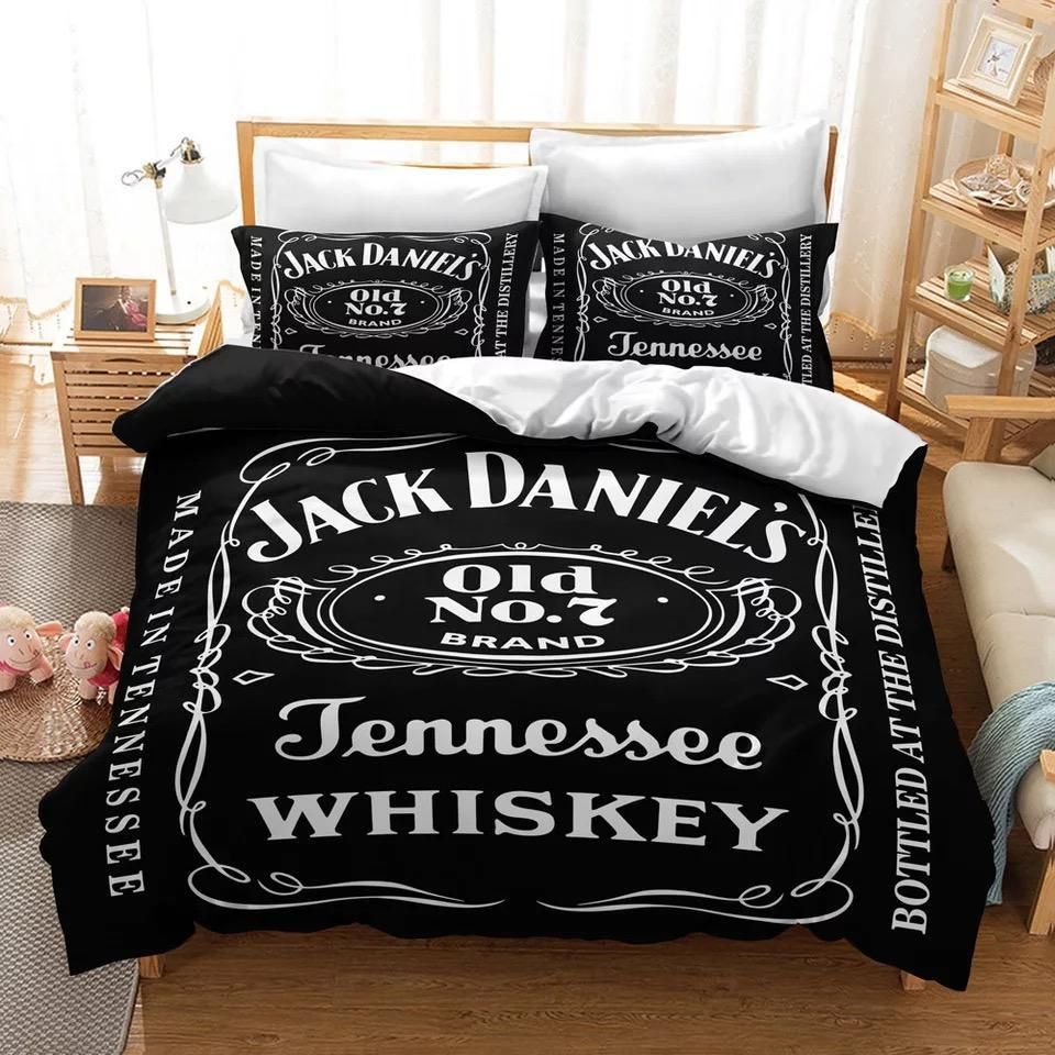 Jack Daniels 1 Duvet Cover Pillowcase Bedding Sets Home Decor