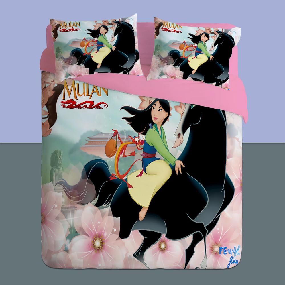 Mulan 4 Duvet Cover Quilt Cover Pillowcase Bedding Sets Bed