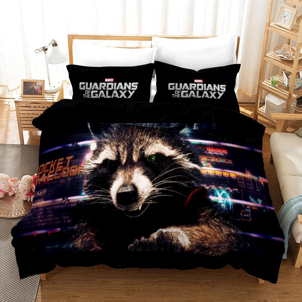 Guardians Of The Galaxy Rocket Raccoon 27 Duvet Cover Quilt