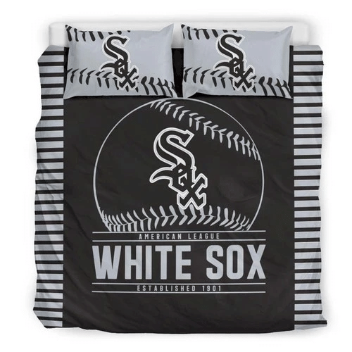Mlb Chicago White Sox 01 Bedding Sets Duvet Cover Bedroom