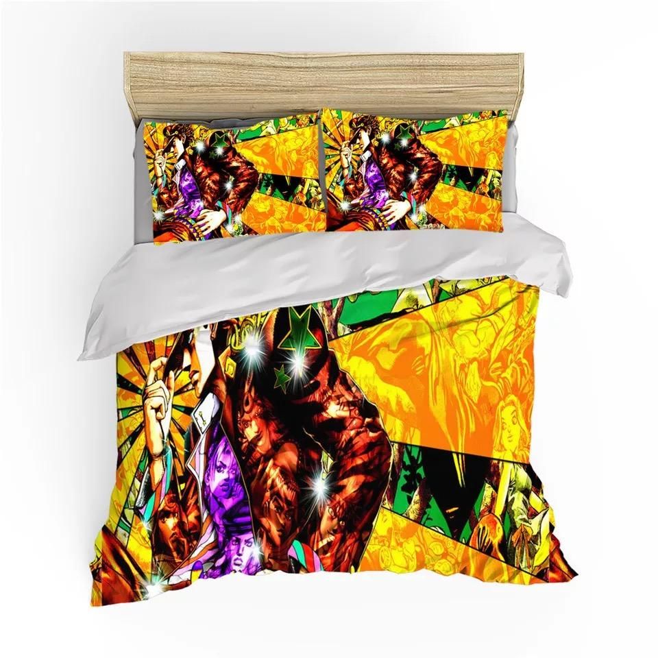 Jojo 8217 S Bizarre Adventure 5 Duvet Cover Quilt Cover Pillowcase Bedding