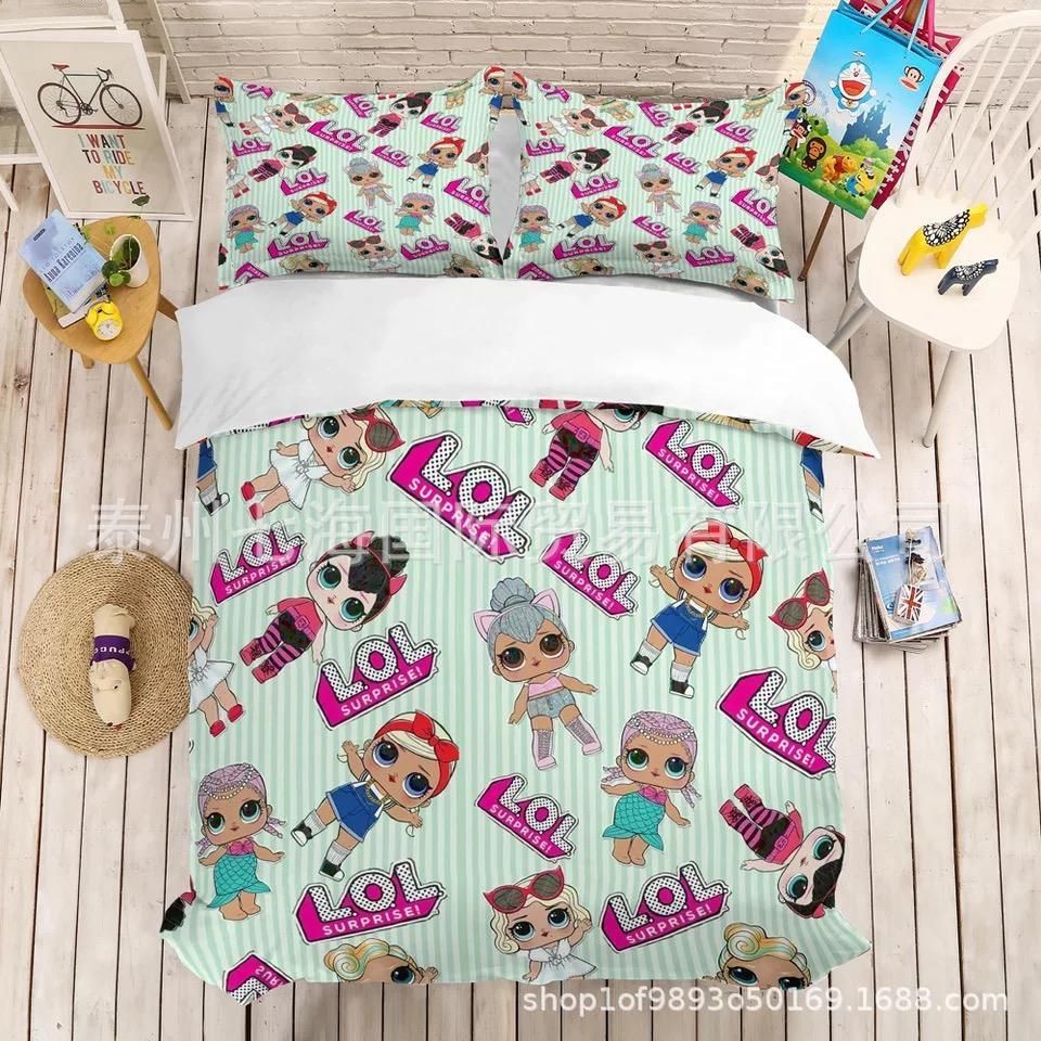 L O L Surprise 7 Duvet Cover Pillowcase Bedding Sets Home Decor