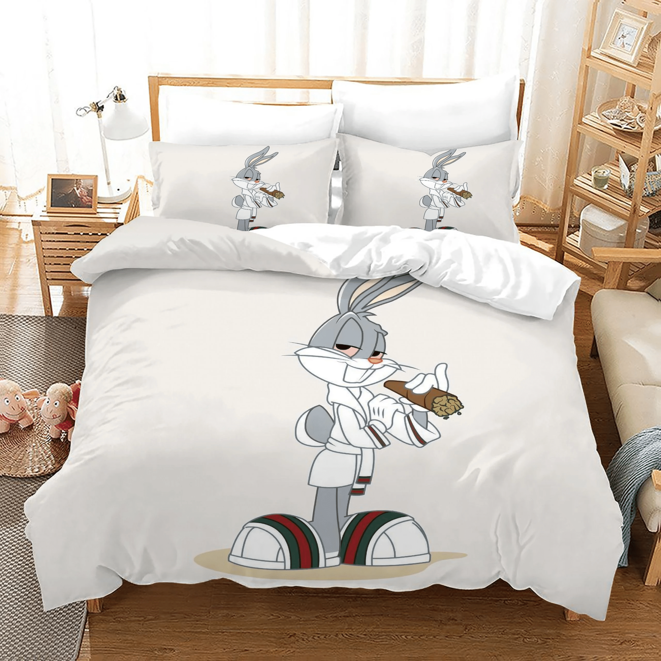 Looney Tunes Bugs Bunny 16 Duvet Cover Pillowcase Bedding Sets