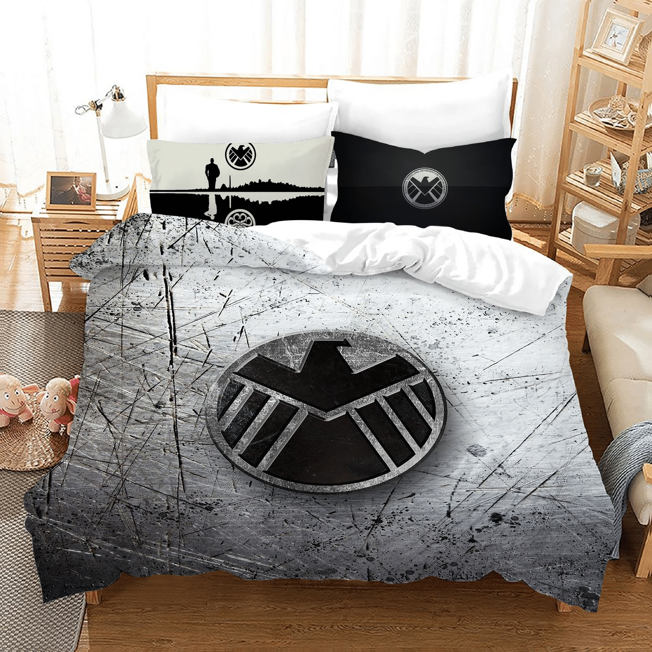 Marvel 8217 S Agents Of S H I E L D 3 Duvet Cover Pillowcase Bedding Sets