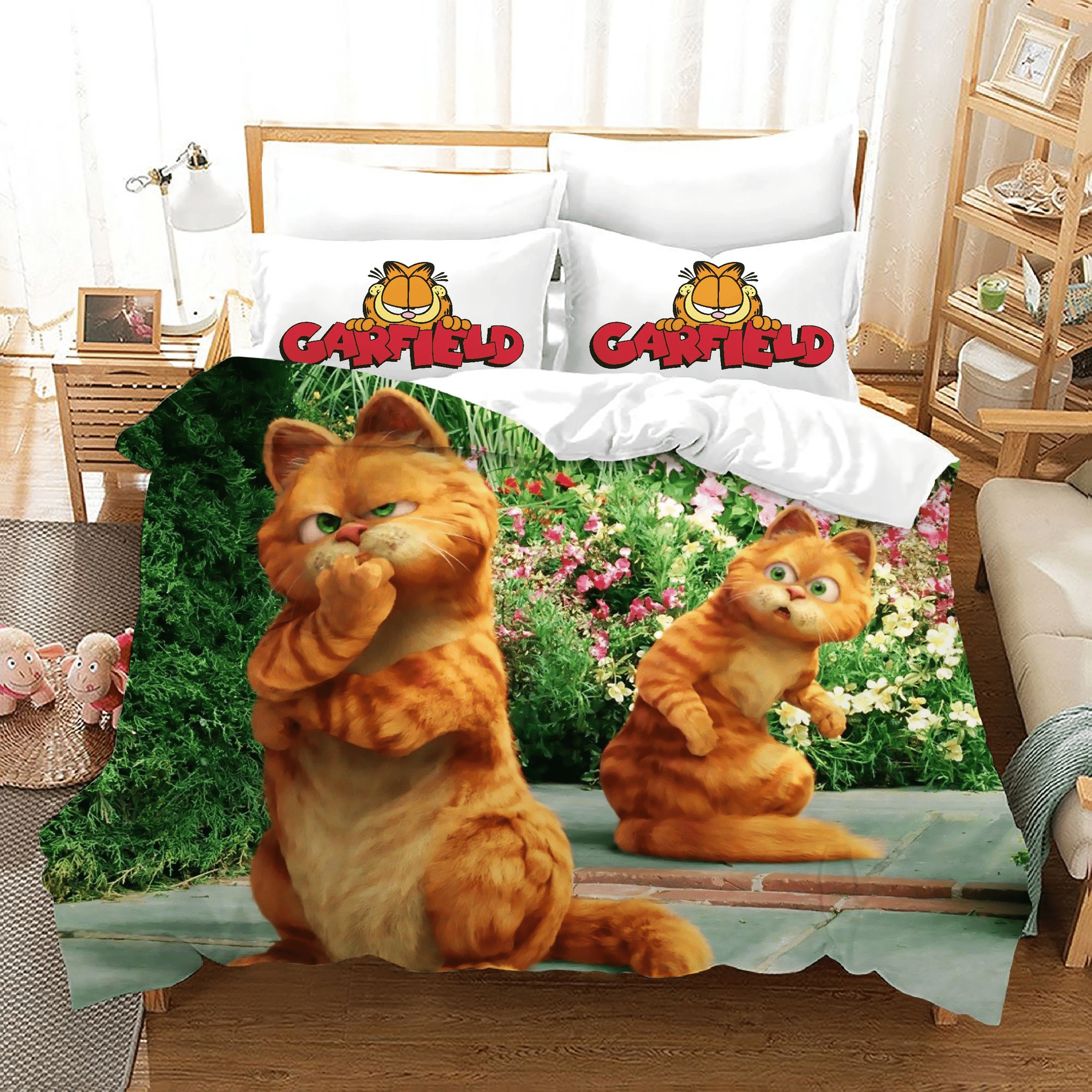Garfield Exotic Cat 11 Duvet Cover Quilt Cover Pillowcase Bedding