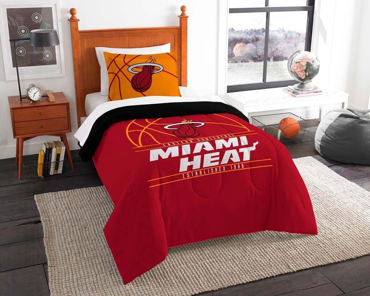 Miami Heat Bedding Set 1 Duvet Cover 038 2 Pillow