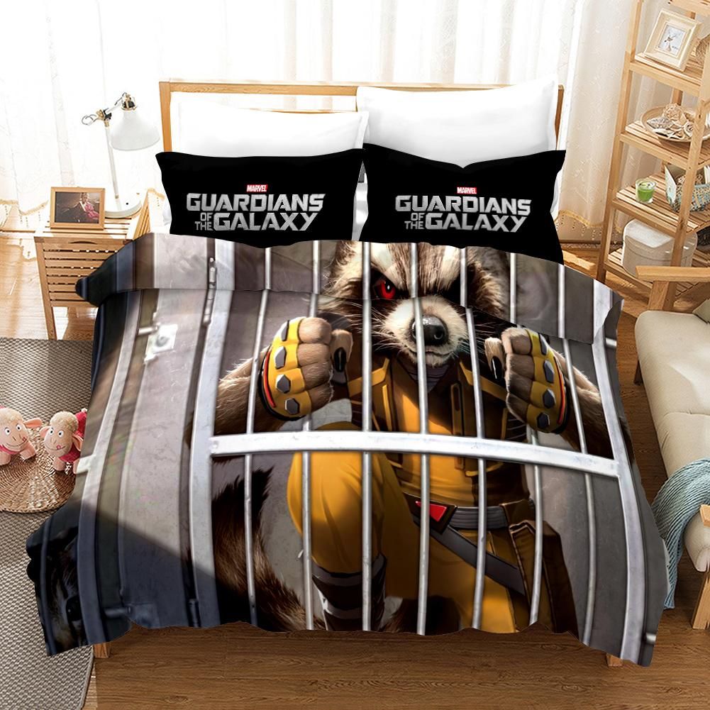 Guardians Of The Galaxy Rocket Raccoon 28 Duvet Cover Quilt