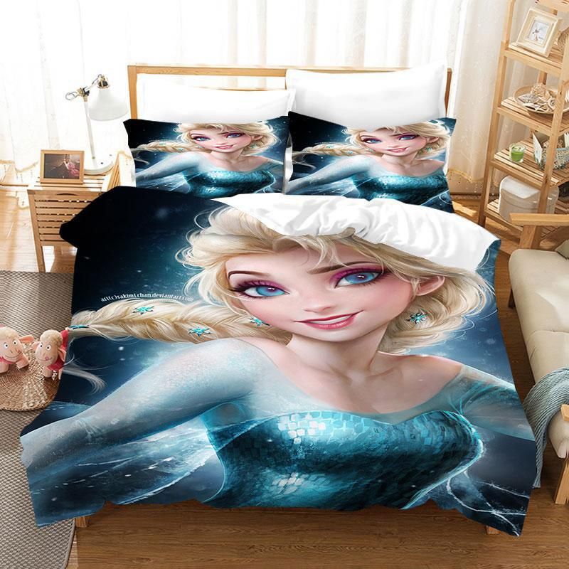 Frozen Anna Elsa Princess 26 Duvet Cover Pillowcase Bedding Sets