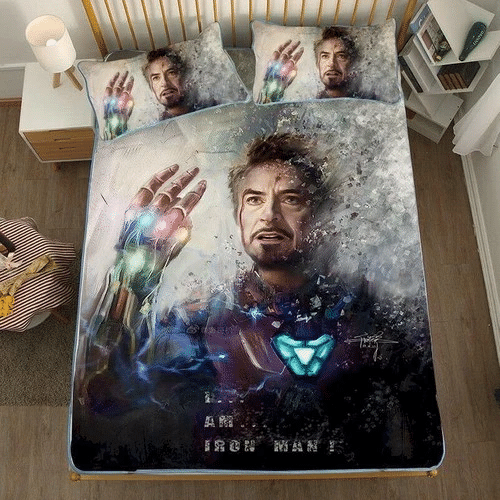 Iron Man 10 Bedding Sets Duvet Cover Bedroom Quilt Bed