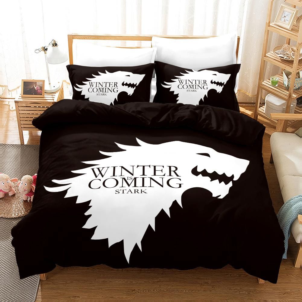 Game Of Thrones Winter Is Coming Stark 33 Duvet Cover